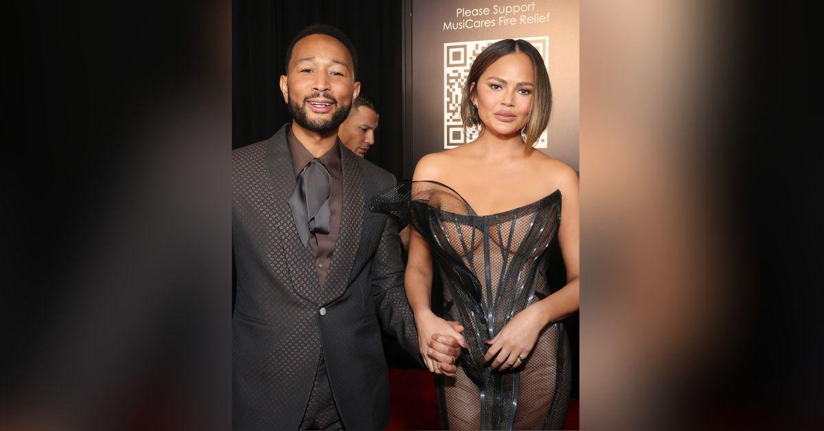 chrissy teigen sheer dress grammys