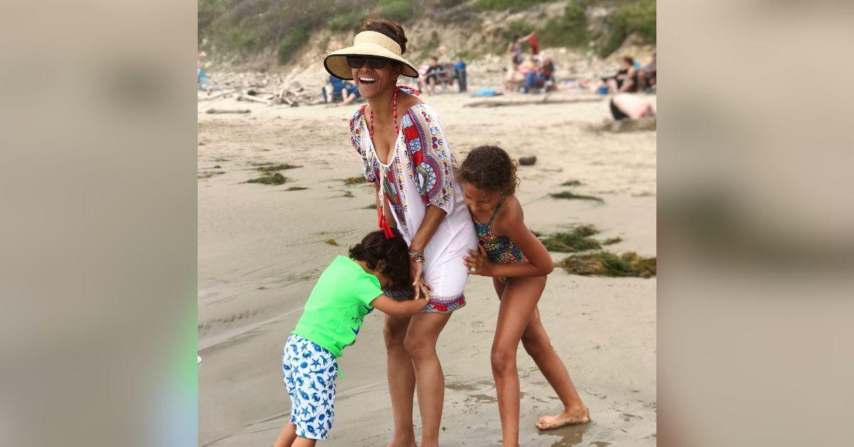 halle berry holds lube intimate boyfriend sensual video bed watch