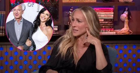 Photo of Sarah Jessica Parker, Lauren Sánchez and Jeff Bezos