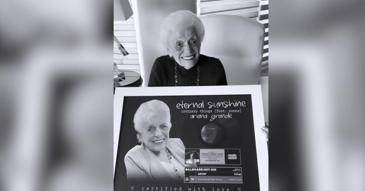 ariana grande beloved grandma dead