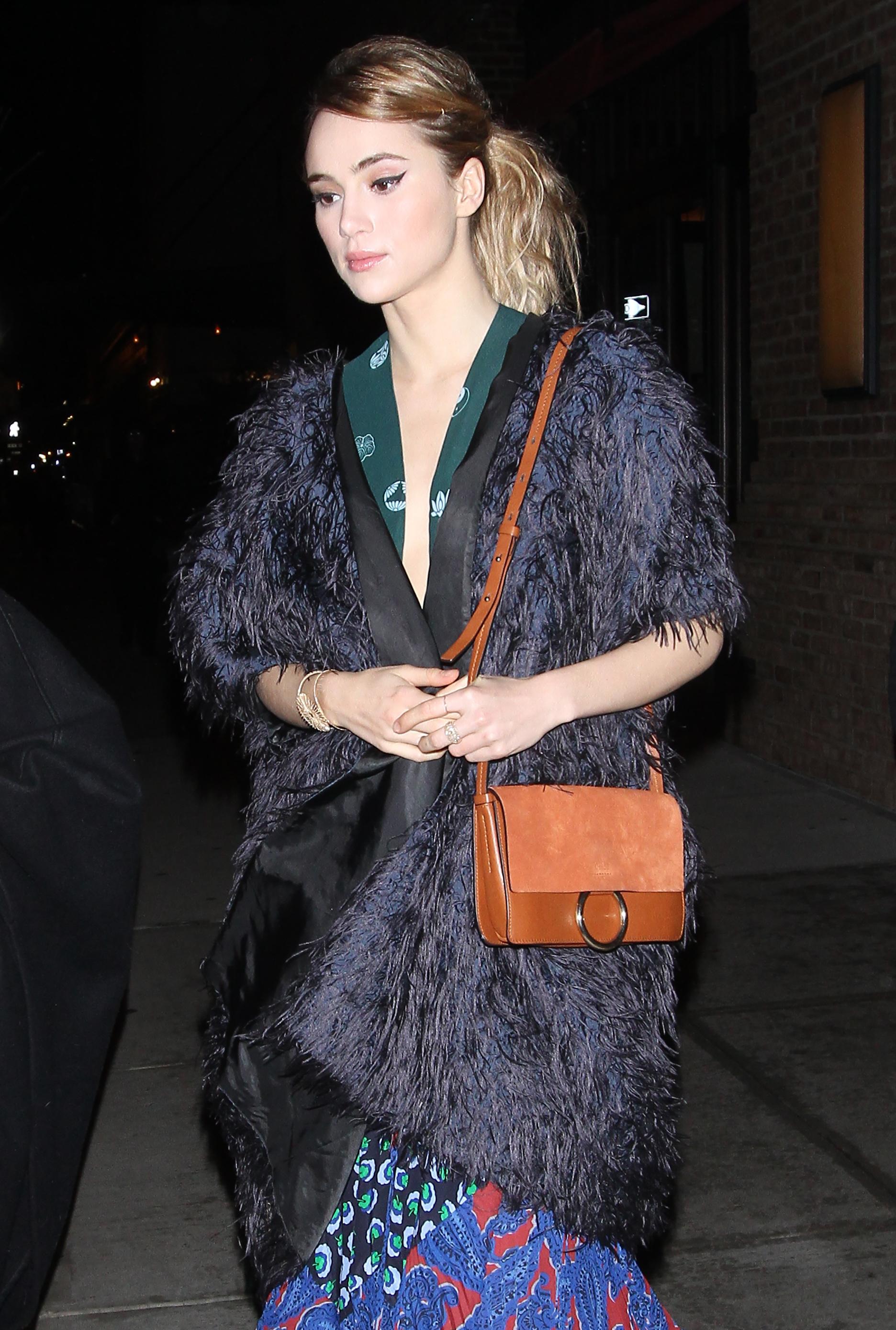 Suki Waterhouse sighting in NYC