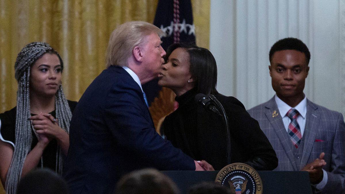 image of Candace Owens even responded to some users, claiming she would post a video of the trees.