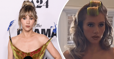Image of Suki Waterhouse said wearing fake assets was 'powerful.'