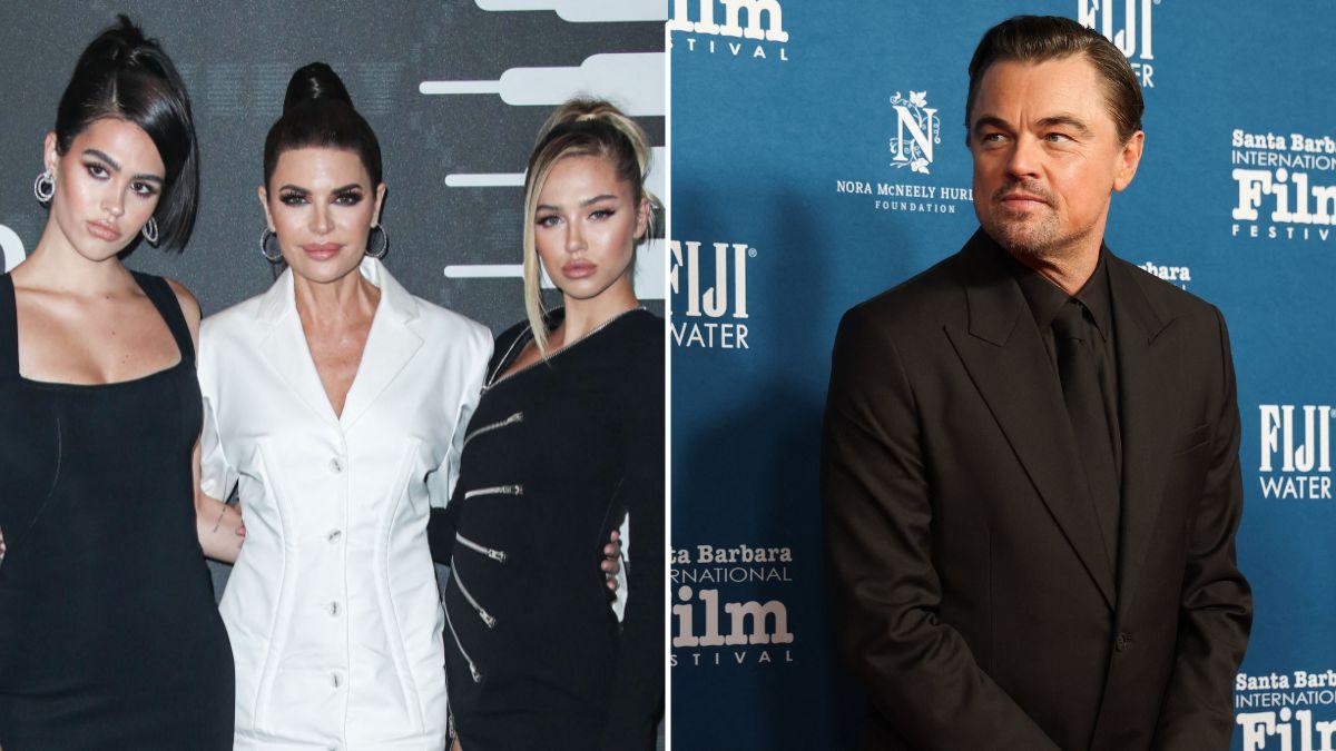 Photo of Amelia Gray Hamlin, Lisa Rinna, Delilah Belle Hamlin and Leonardo DiCaprio