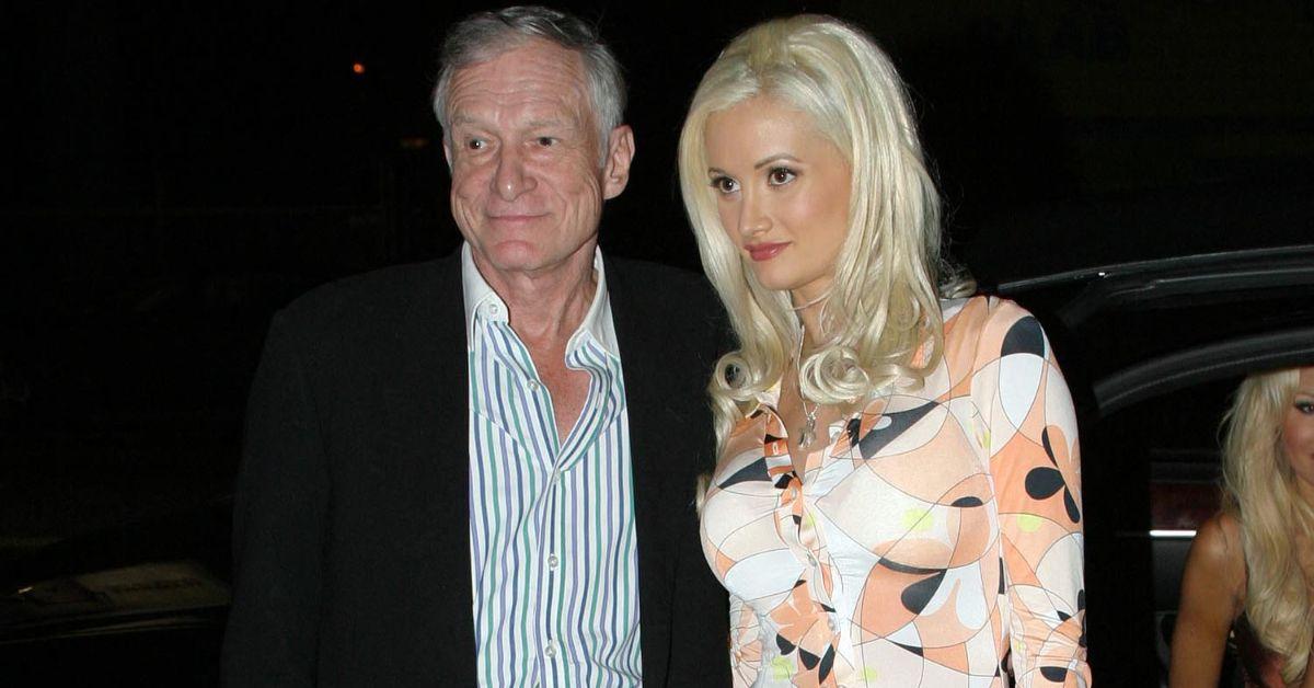 photo of Hugh Hefner and Holly Madison