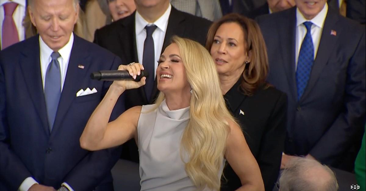 carrie underwood sabotaged music malfunction donald trump inauguration