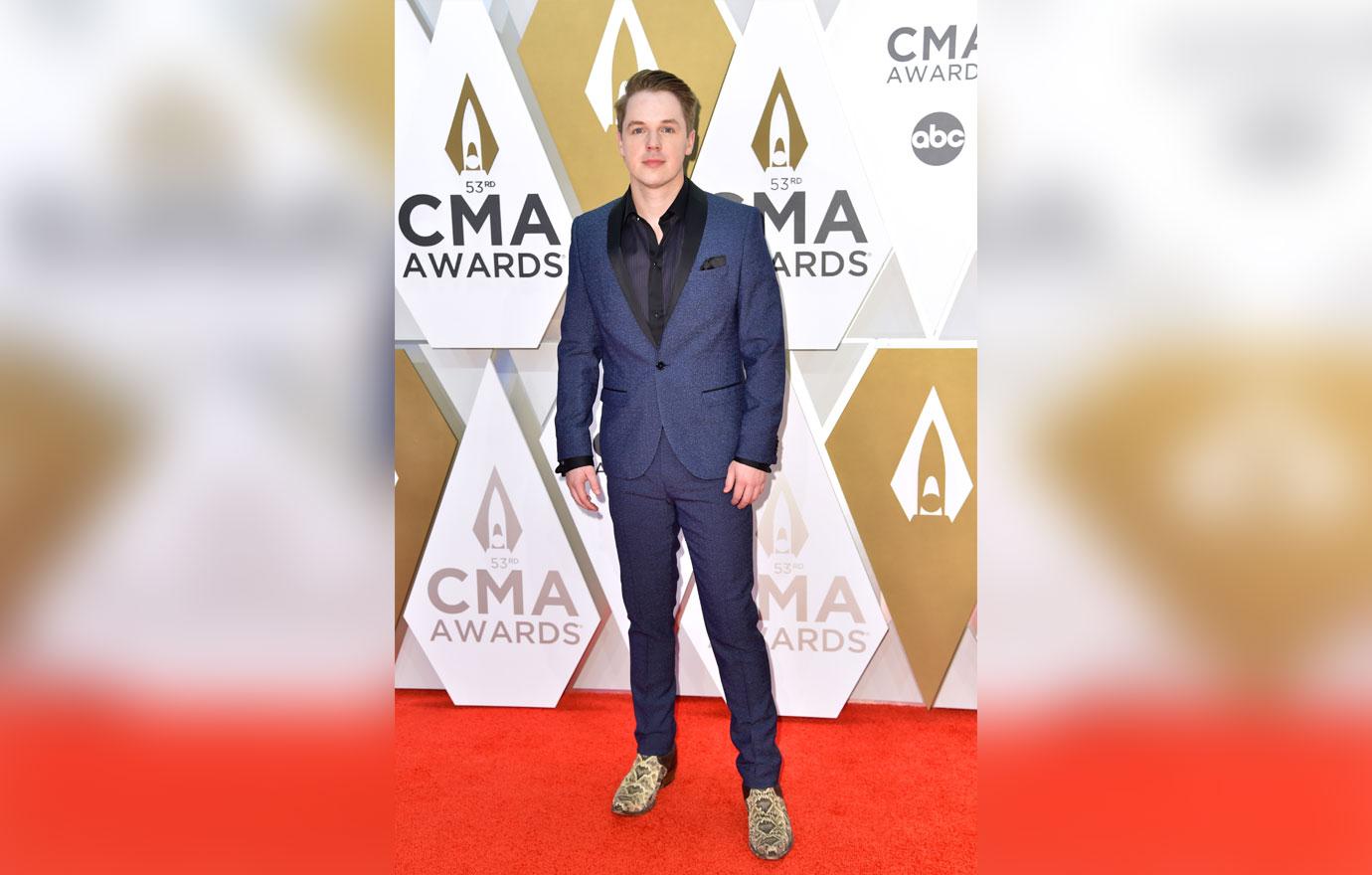 Travis Denning On Red Carpet At CMA Awards 2019