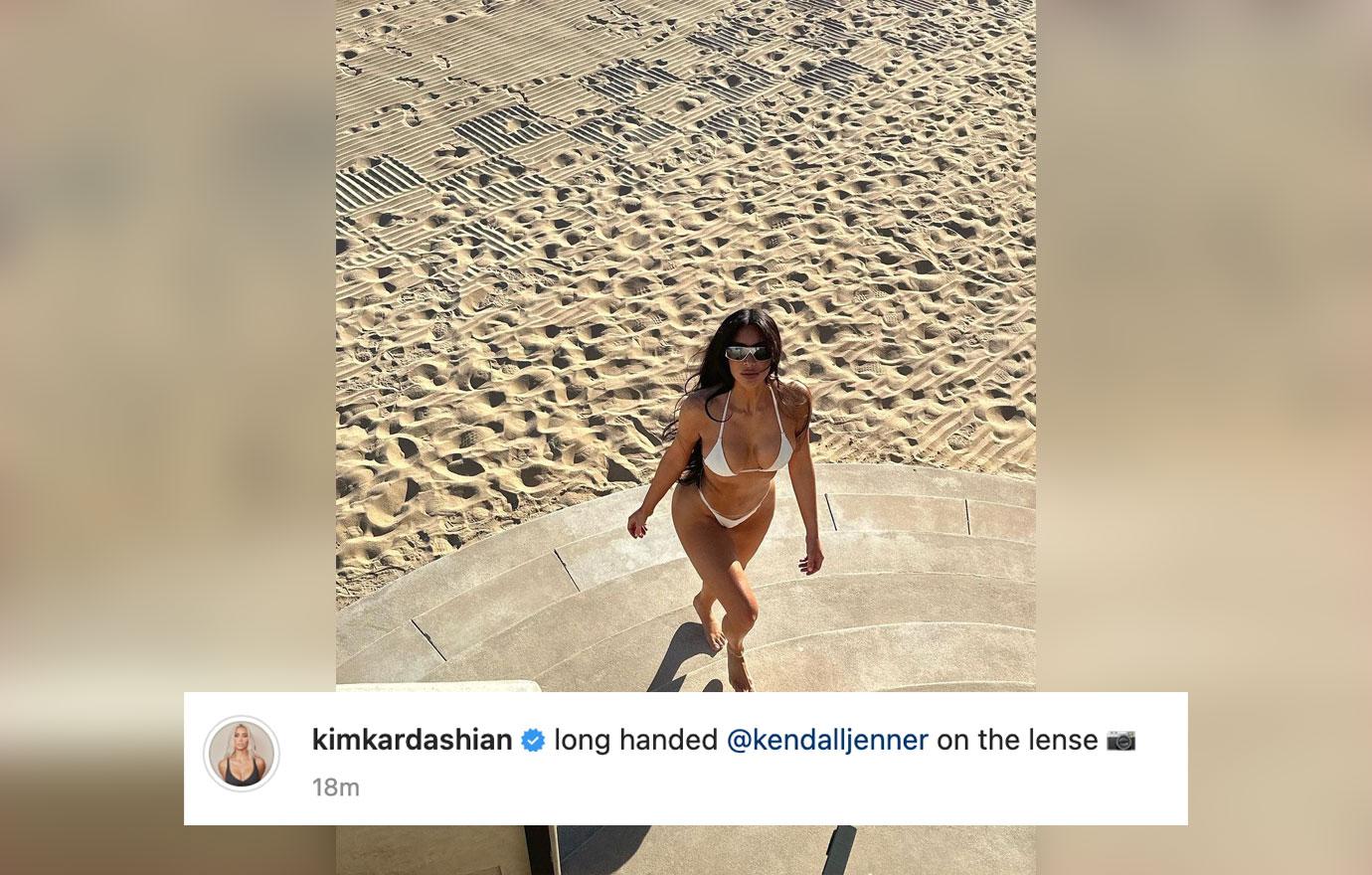 kim pokes fun at kendall