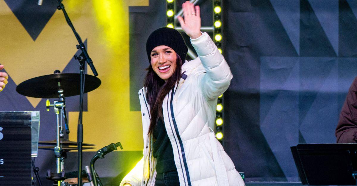 Image of Meghan Markle spoke at a youth mental health charity event.