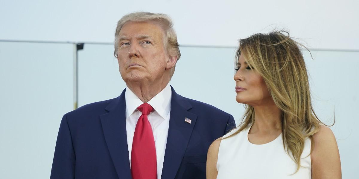 Donald, Melania Trump Put On United Front At GOP Fundraiser At Mar-a-Lago