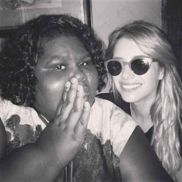 Emma Roberts Gabrielle Sidibe