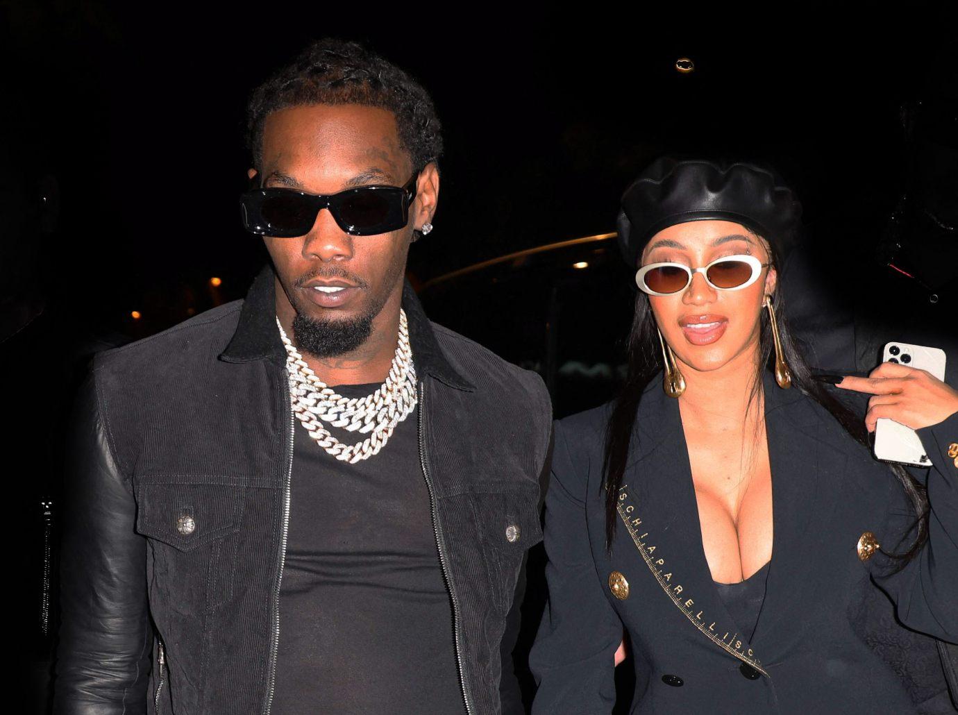 cardi b files divorce offset again