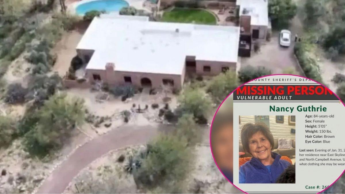 Photo of Nancy Guthrie and her home