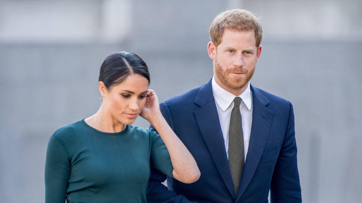 Photo of Prince Harry and Meghan Markle.