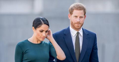 Photo of Prince Harry and Meghan Markle.