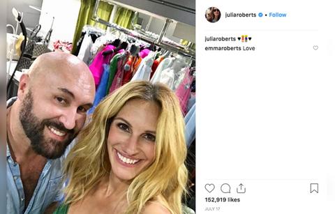 Julia Roberts Goes Topless To Gain Instagram Followers