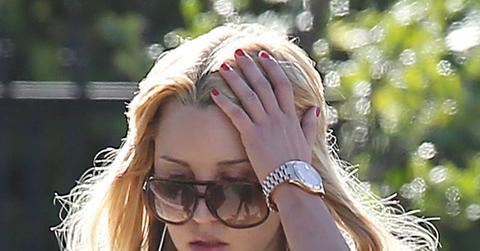 Amanda Bynes takes a morning walk around her neighborhood
