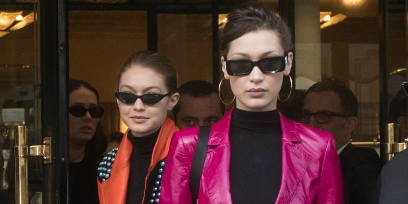 Bella & Gigi Hadid Show Off Their Sporty Fashion For New York Rangers Game