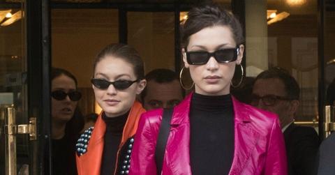 Gigi hadid bella fashion week paris