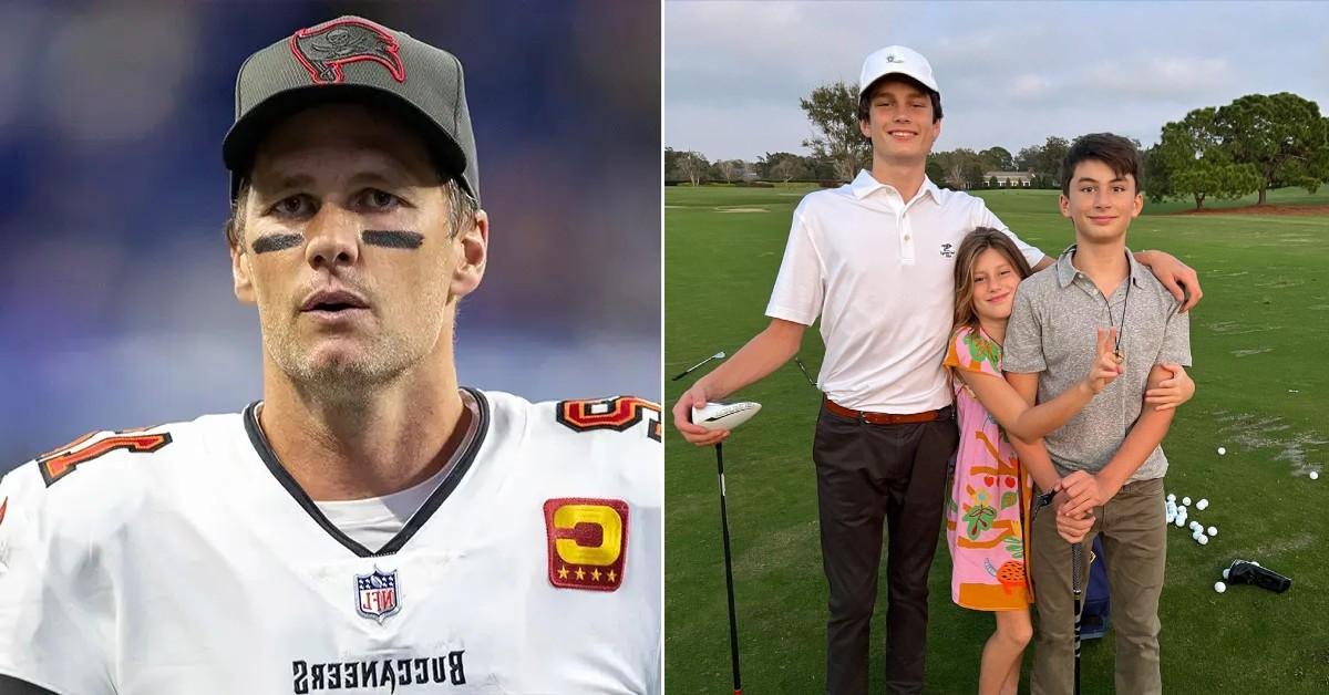 tom brady pokes fun parenting decisions photos vacationing kids