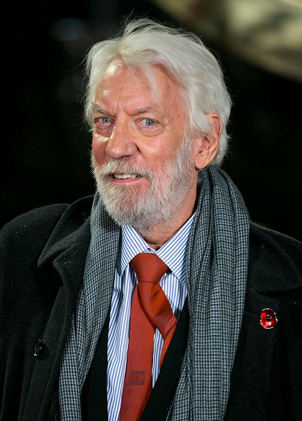 Donald Sutherland Catching Fire