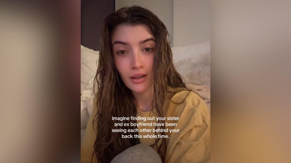 image of Sami Sheen accused her sister of dating her ex-boyfriend in a TikTok video. 
