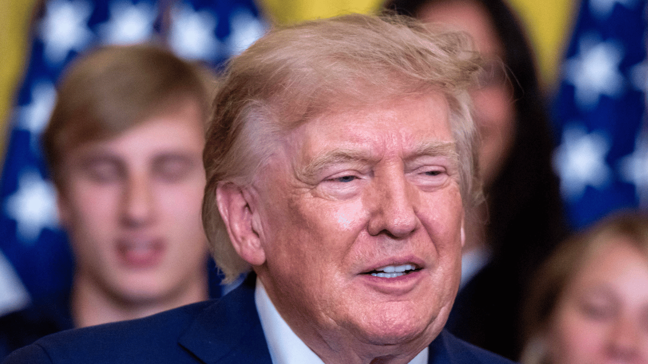 Image of Donald Trump believes the plane he flew on was 'at greater risk' than the decoy jet.