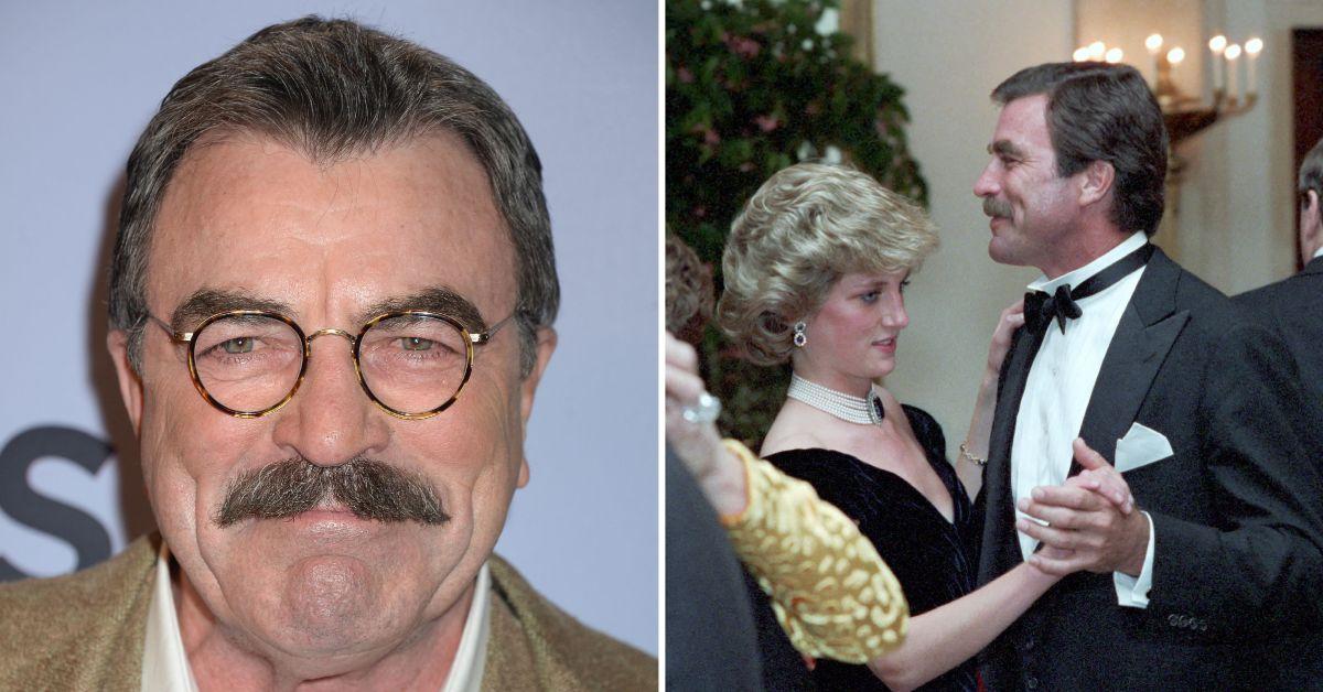 tom selleck apologized princess diana skills danced together