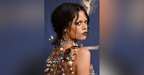 Photo of Jenna Ortega at the 2025 Emmys