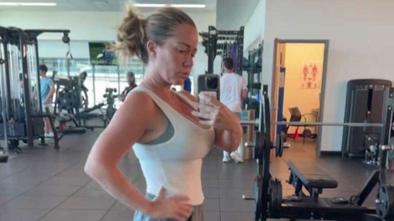 Image of Kendra Wilkinson said she dropped two dress sizes on GLP-1 medicine.