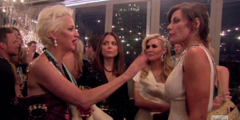 Rhony dorinda medley confronts luann de lesseps cabaret video pp