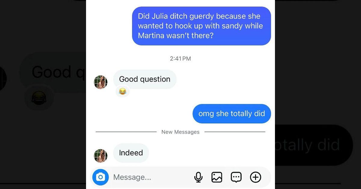 Photo of Adriana de Moura's direct message