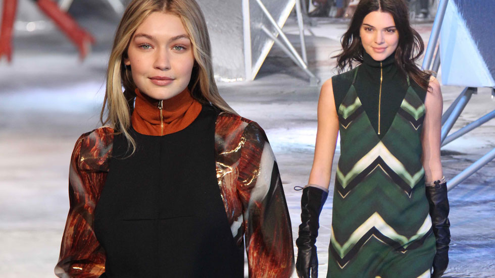 Kendall jenner gigi hadid hm paris fashion week​ pp