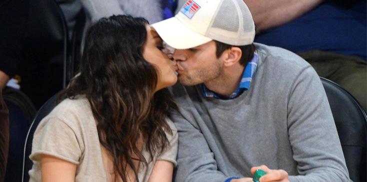 ashton kutcher demi moore kiss