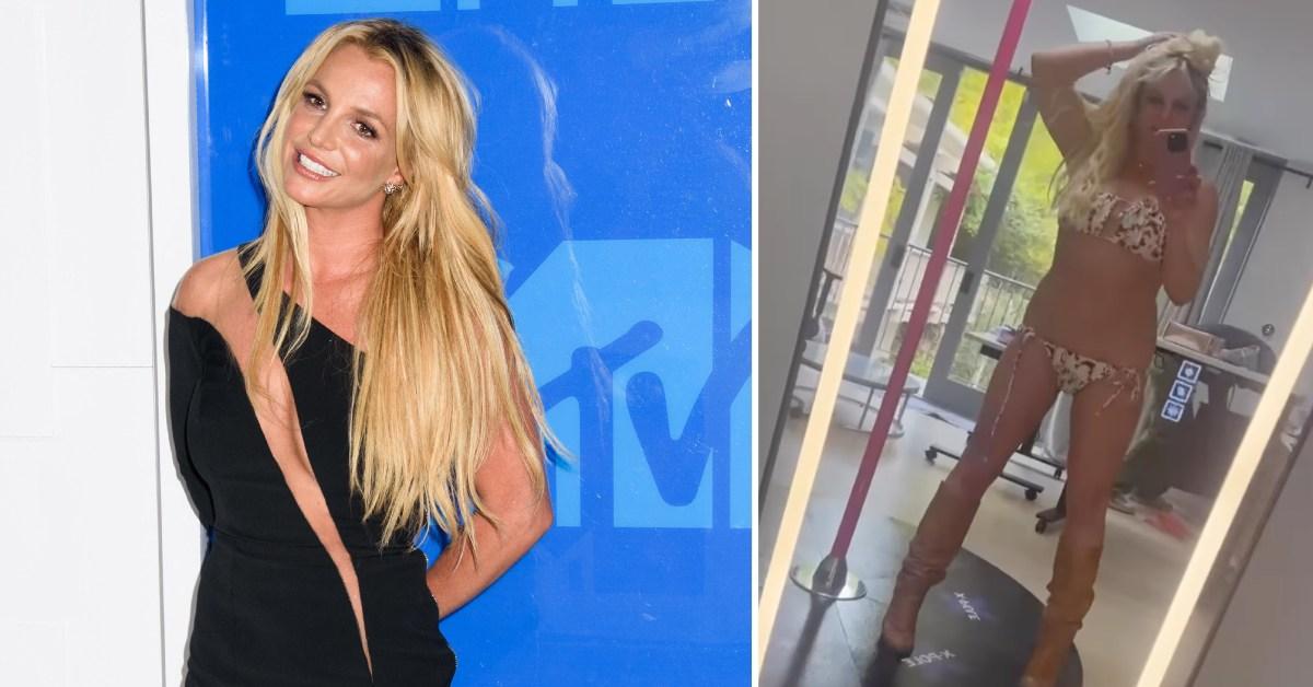 Britney Spears Dances To Her Own Song 'For The First Time': Watch