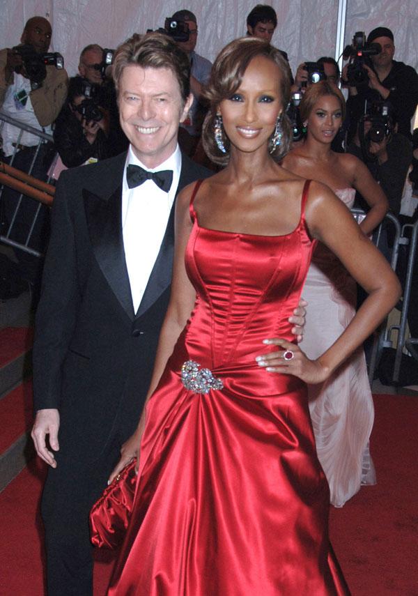 David Bowie Death Wife Iman Spotted Out First Time