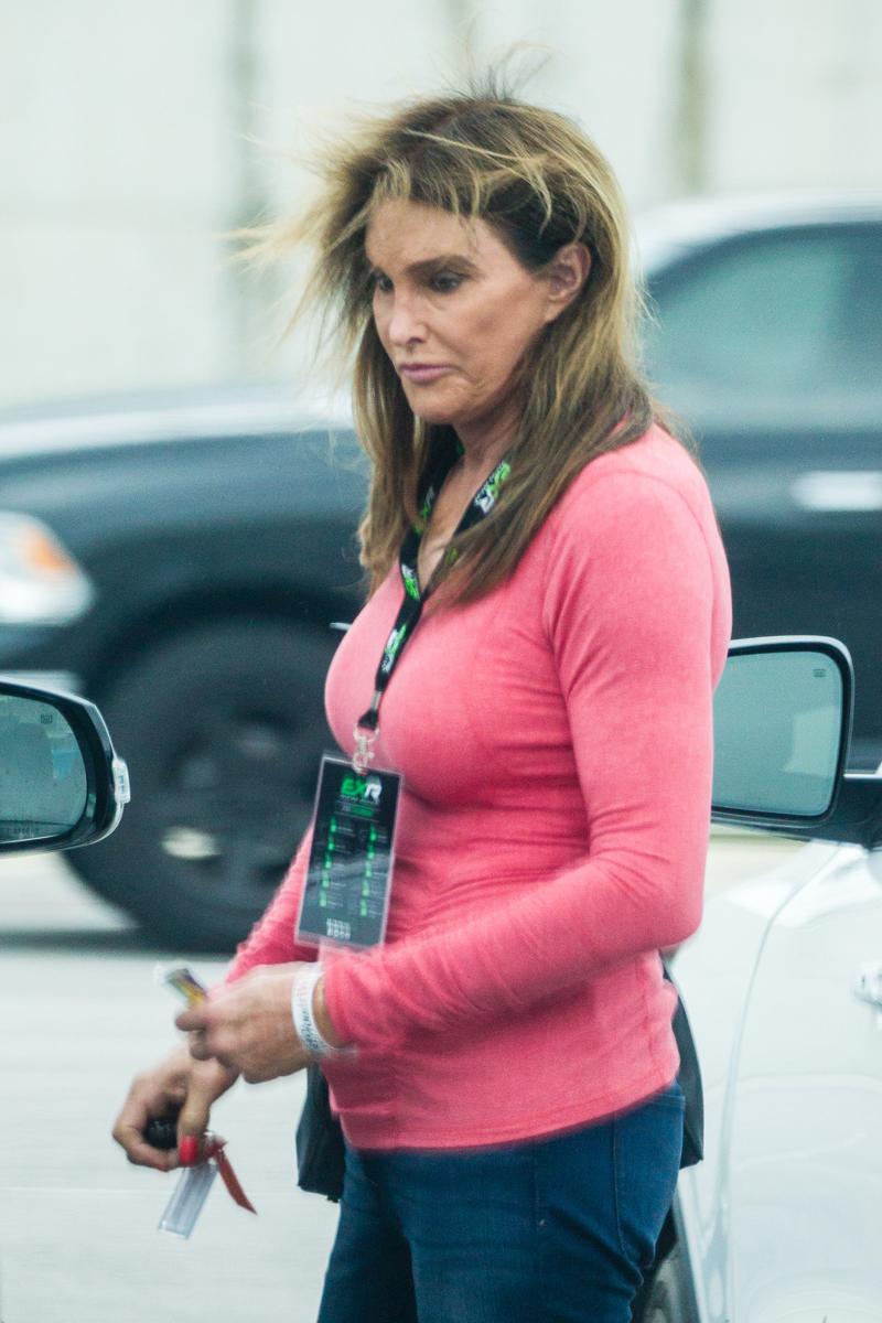 EXCLUSIVE: Caitlyn Jenner spends the day racing cars with son Burt in Austin, TX