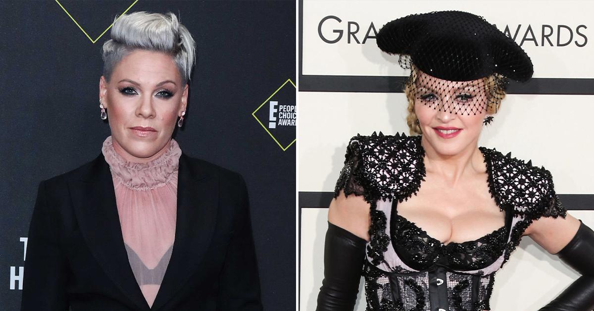 pink thinks madonna doesnt like her look like rabid fan pp