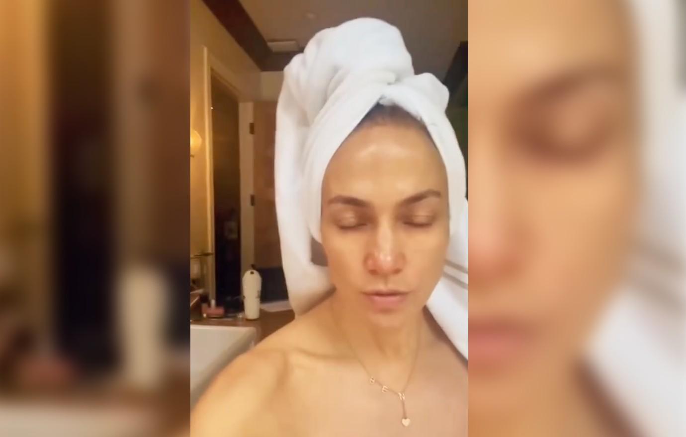 Jennifer Lopez, Goes Make-up Free In 'Goddess Glow' Transformation