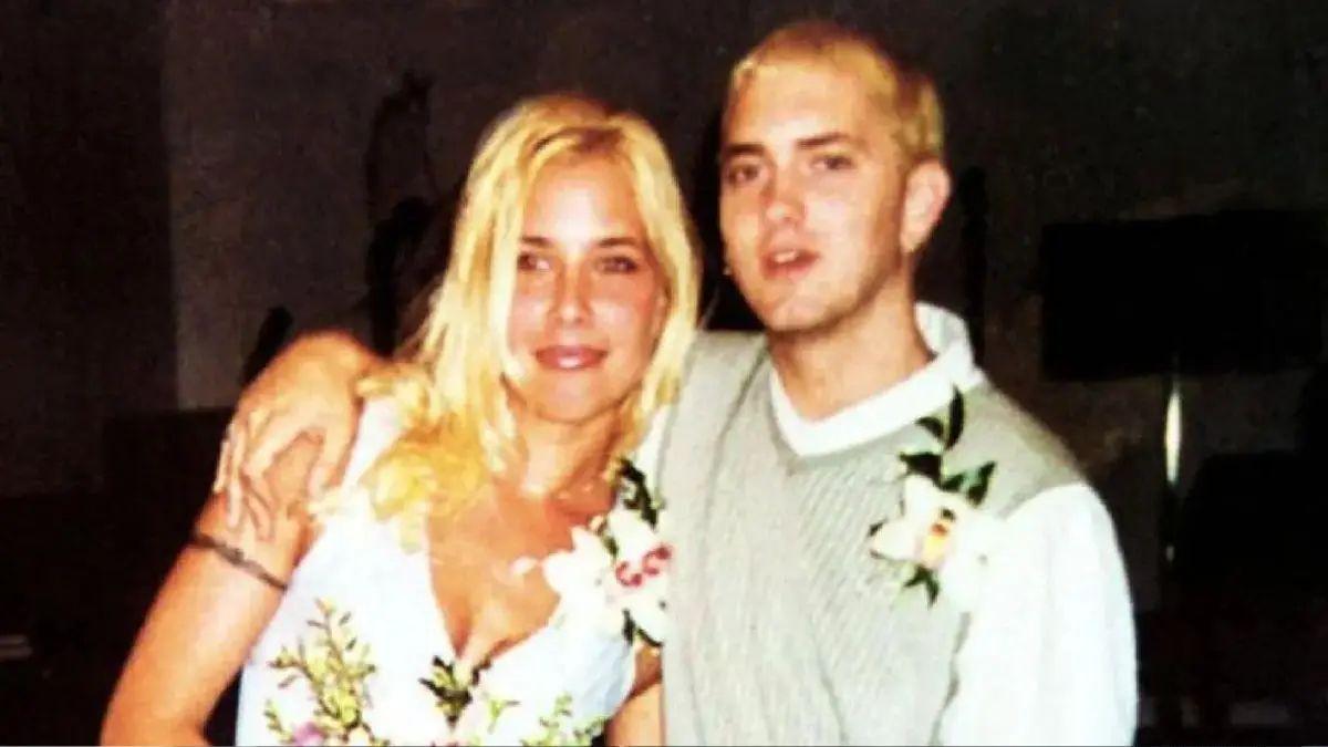 Image of Eminem and Kim Scott were married from 1999-2001 and again for a few months in 2006.