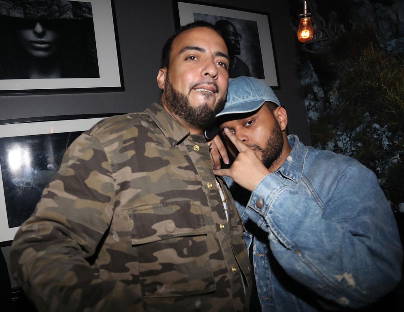 French Montana and The Weeknd attend the Official OVO Fest After Party In Toronto For Caribana 2017 on August 7 2017 in Toronto Canada. (Photo by Johnny NunezGetty Images for Remy Martin)