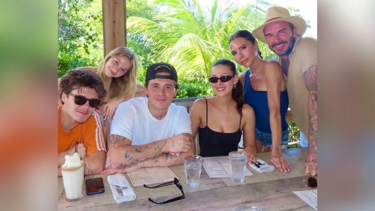 the beckhams best photos with brooklyn nicola peltz before the feud