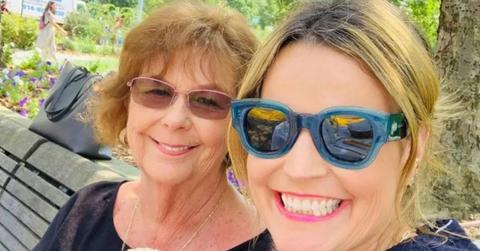photo of savannah guthrie with mom nancy guthrie