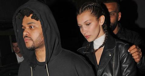 The weeknd bella hadid reunite coachella pda