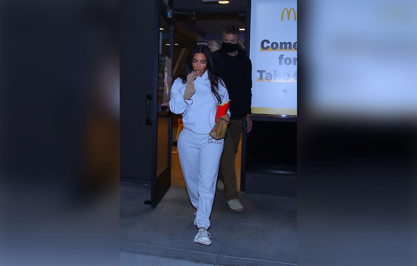 kim kardashian makes late night mcdonalds run