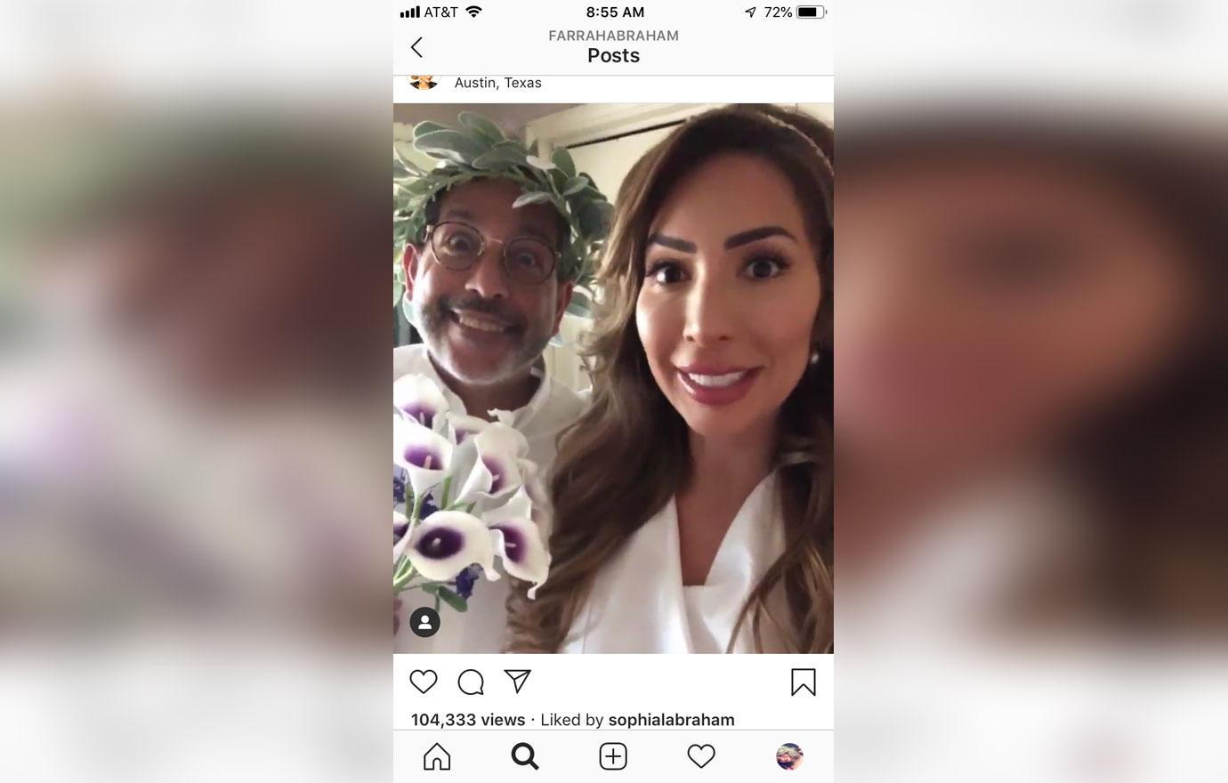 farrah-abraham-instagram-wedding-photos-toga-theme-dad-michael-teen-mom