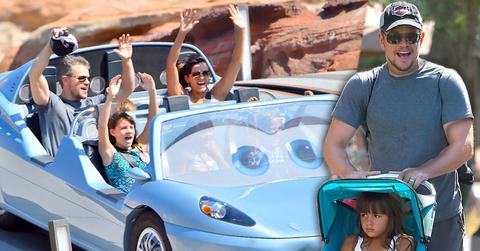 Matt Damon wife luciana barroso daughters birthday ben affleck divorce pp