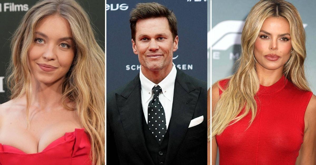 photo of Sydney Sweeney, Tom Brady and Brooks Nader