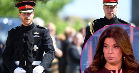 Split of Prince Harry and Prince William; Ana Navarro.