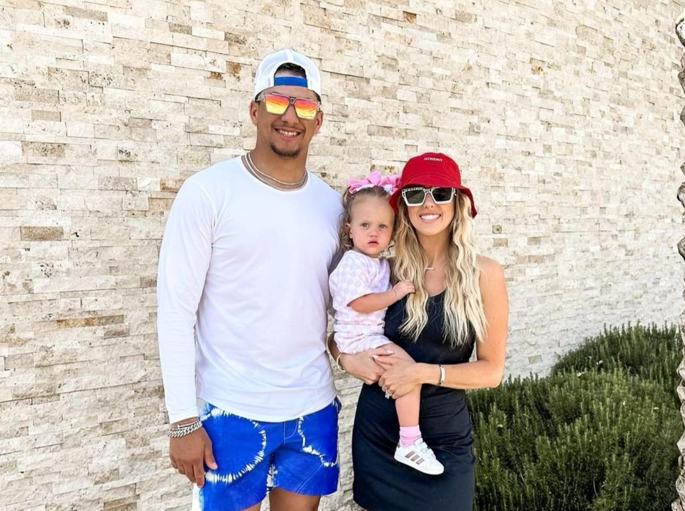 Brittany Mahomes shares new pics of son and daughter with dad